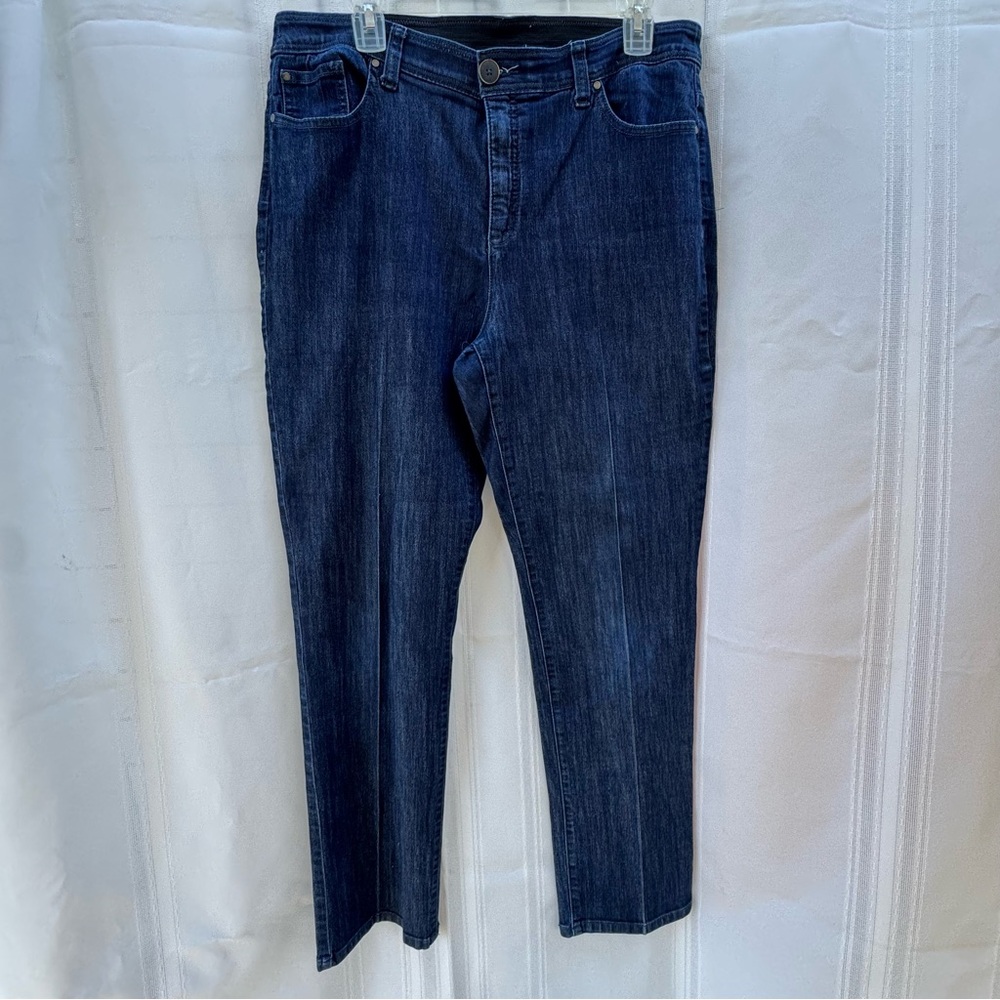 Chico's Dark Blue Ankle Jeans